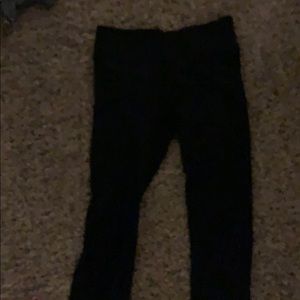 Black sports leggings